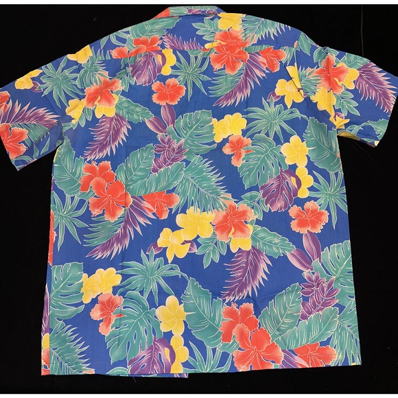 Vintage 1970s Hawaii Button Up Shirt & Hat Sz Large In Mint Unworn Condition! - Picture 16 of 16